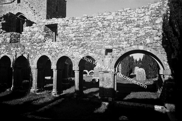 KILCONNELL ABBEY IN THE CLOISTERS